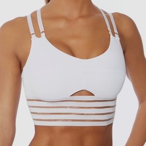Bombshell Sportswear white, size M sports bra!